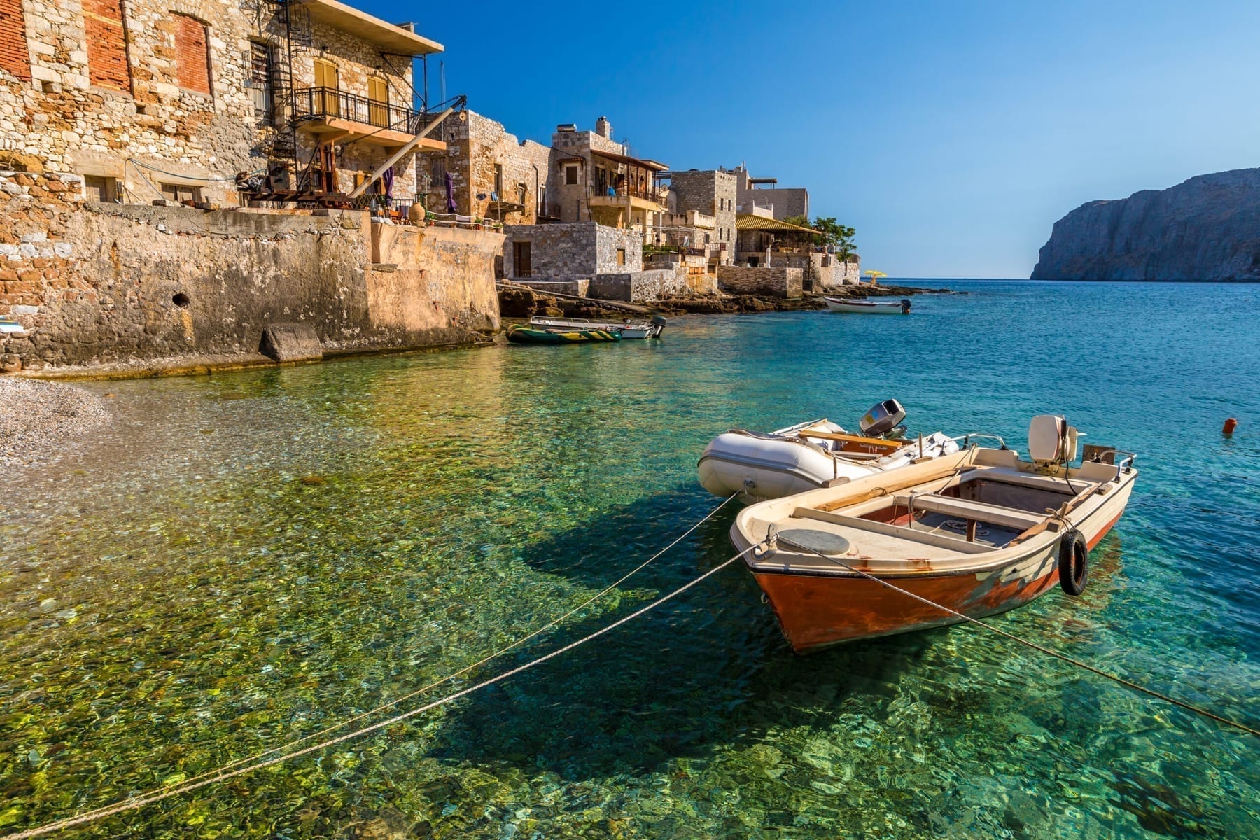 Λακωνική Μάνη · Κύθηρα · Ελαφόνησος